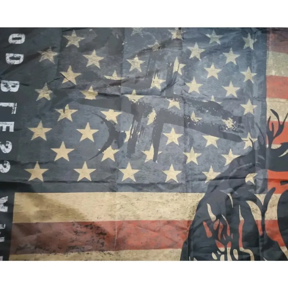 God Bless America 3 x 5 ft Flag USA Jesus Christ and Cross Patriotic Large New